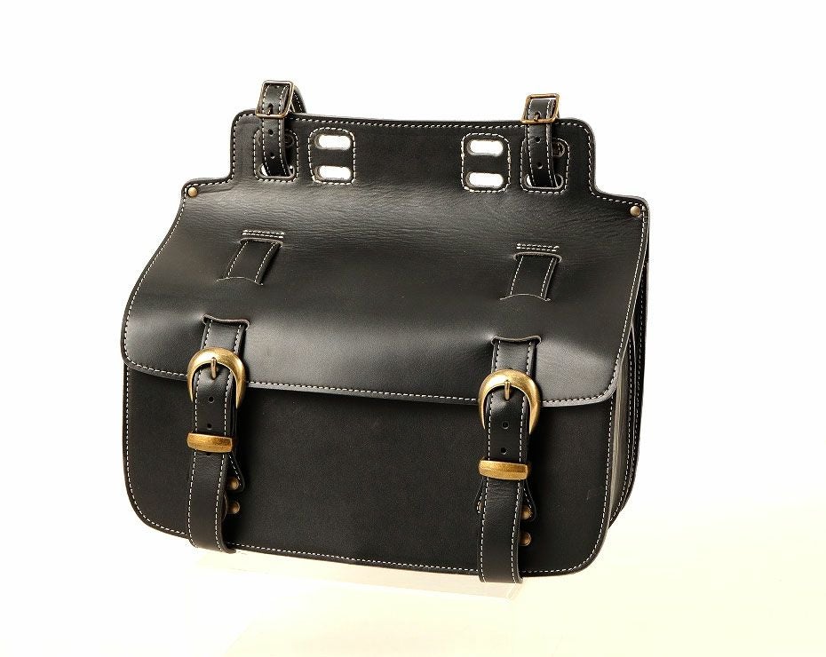 デグナー レザーサドルバッグ ブラック-02