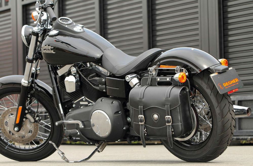 デグナー レザーサドルバッグ ブラック-01