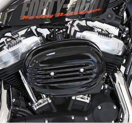 Harley-Davidson エアクリーナーカバー ブラック エアクリーナーカバー・グロスブラック - Harley Davidson | アンバー