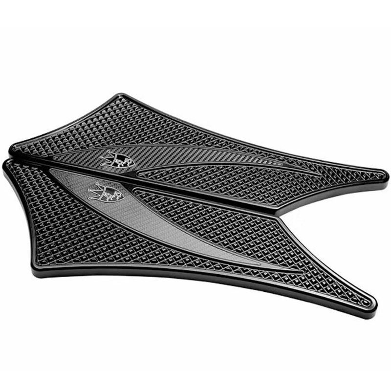 Precision Billet Carbon Tech フロアボード ブラック/ブラックカーボン-02