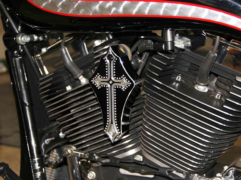 Precision Billet Darkside ホーン＆カバー ブラック-01