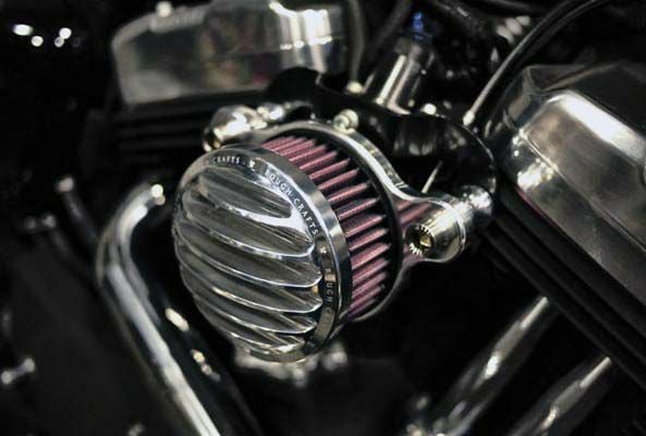 ROUGH CRAFTS スポーツスター用小型エアクリーナー ポリッシュ