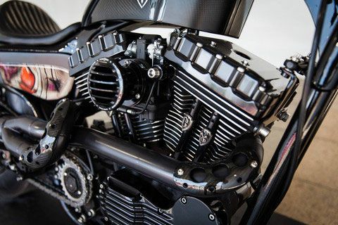 ROUGH CRAFTS　ベロシティスタック　ブラック　スポーツスター用-01
