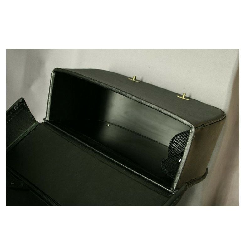 デグナー　レザーサドルバッグ　ブラック　30L（両側）-03