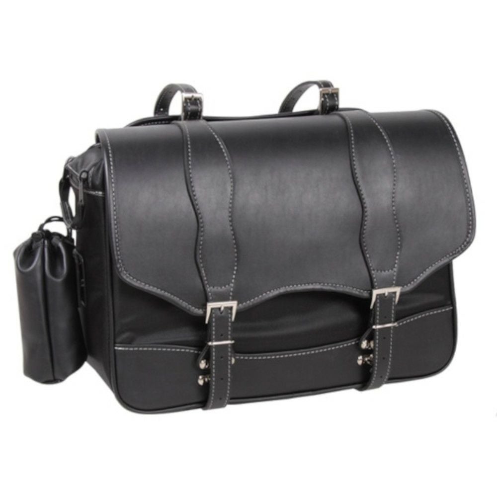 デグナー　ナイロンサドルバッグ　ブラック　17L-01