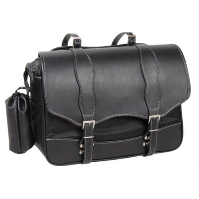 デグナー　ナイロンサドルバッグ　ブラック　17L-01