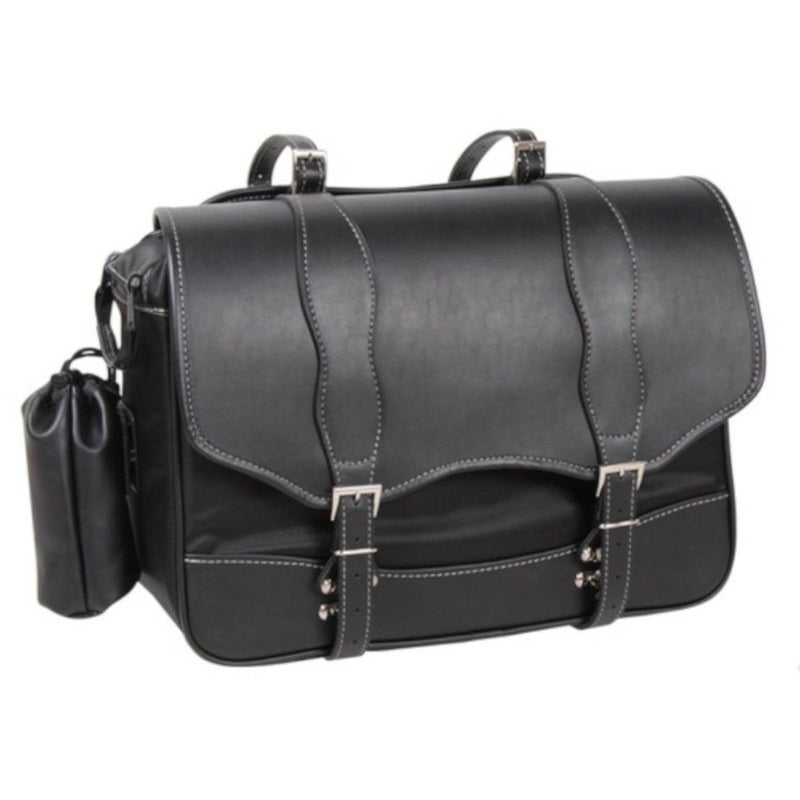 デグナー　ナイロンサドルバッグ　ブラック　17L-01