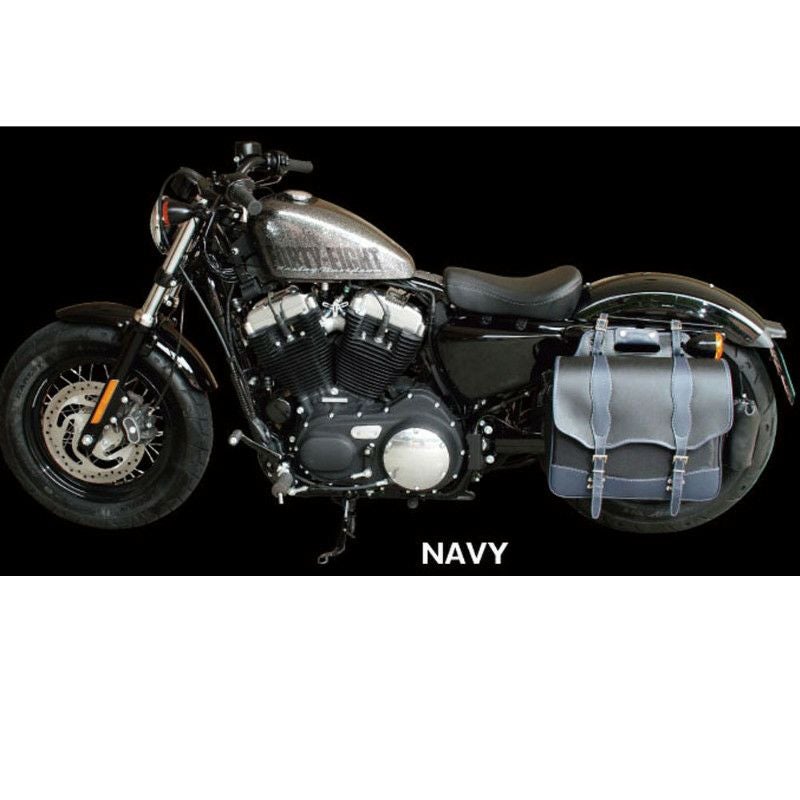 デグナー　ナイロンサドルバッグ　ネイビー　17L-02