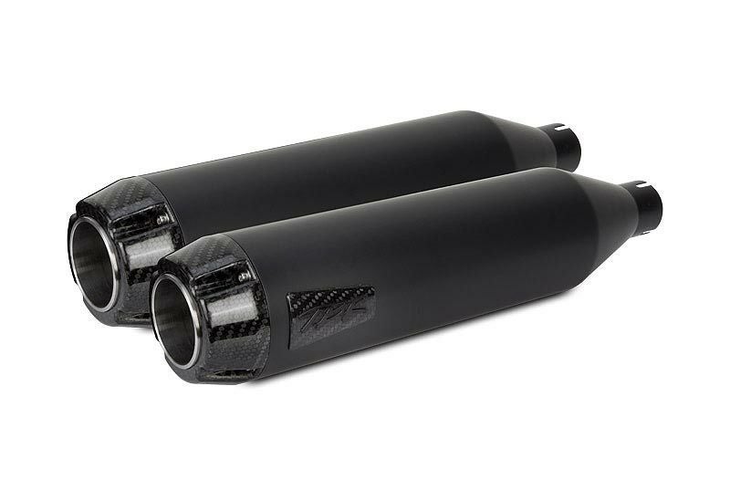 Two Brothers Racing ブラック/カーボンエンド スリップオンマフラー  FLSTC/FLSTSE/FXST(B,C)/FXCW用 日本語説明書あり-03