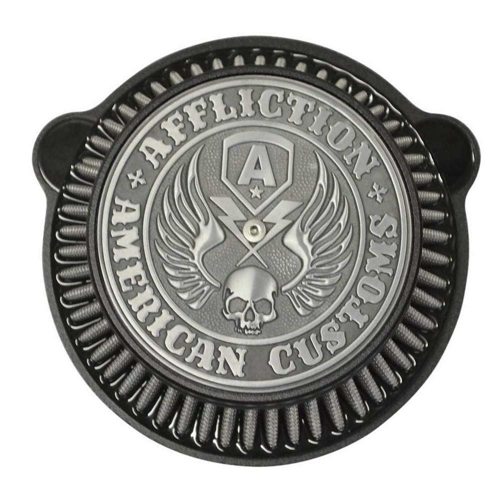 LA Choppers　アフリクション エアクリーナー ブラック　ツインカムTBW用-01