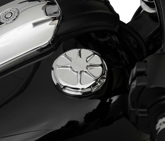 LA Choppers フュージョン ガスキャップ クローム-02
