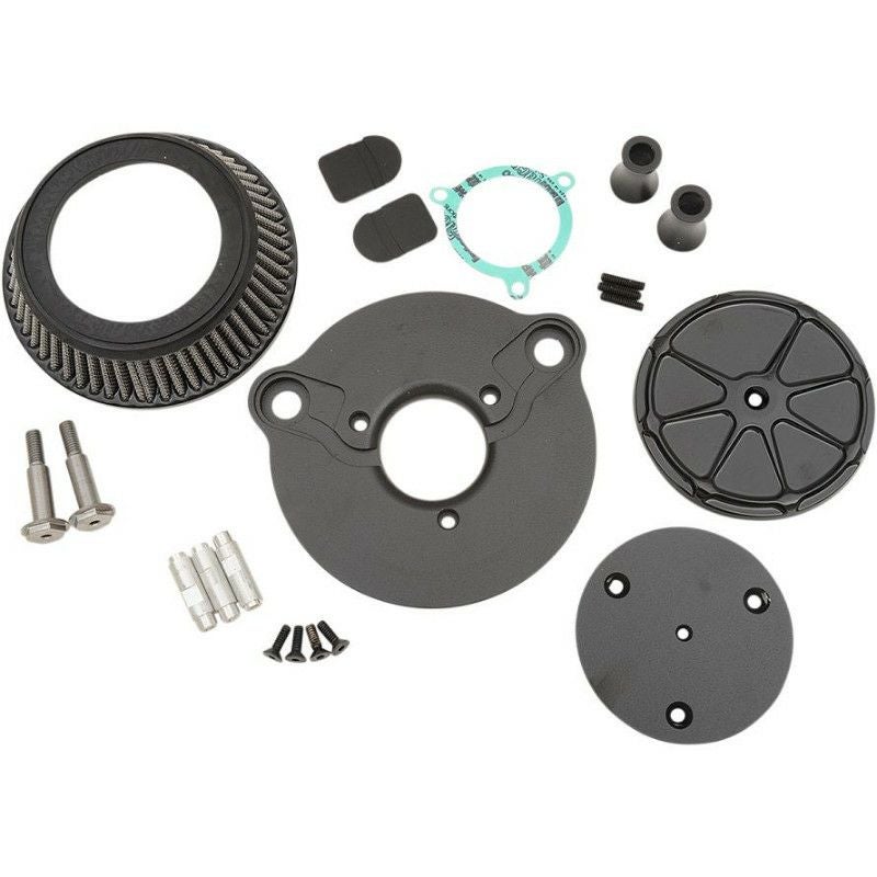 LA Choppers　フュージョン エアクリーナー ブラック　ツインカムTBW用-02