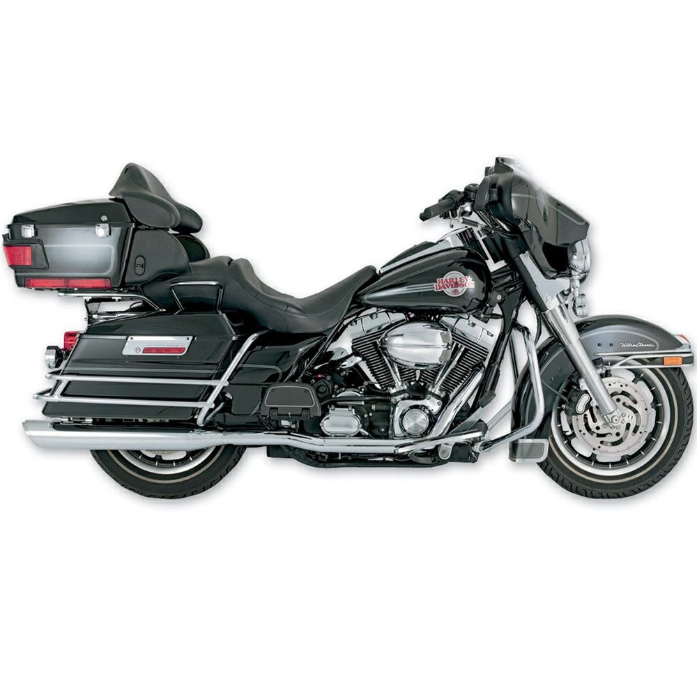 バンス＆ハインズ　1995～2008ツーリング用　 ドレッサーデュアル(触媒なしエキパイ）クローム-03