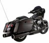S&S パワーチューン パフォーマンスマフラー 4.5インチ マシーンド スラスター　ブラック/ブラック-01