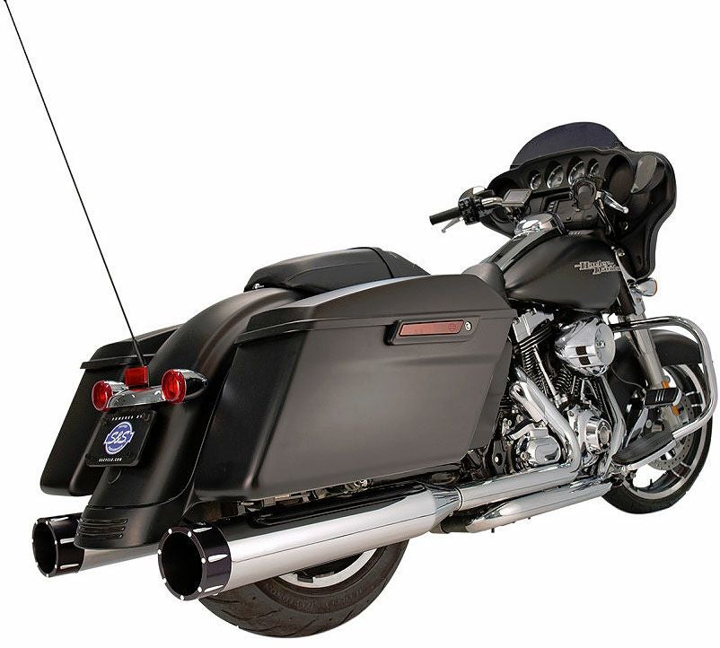 ハーレー　４inラインハートスリップオンマフラー RINEHART(ラインハート) 4インチ スリップオンマフラー クローム
