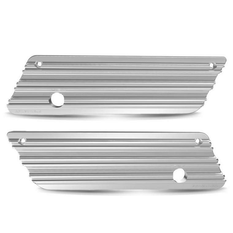 アレンネス 10Gauge Saddlebag ラッチ・カバー クローム-01