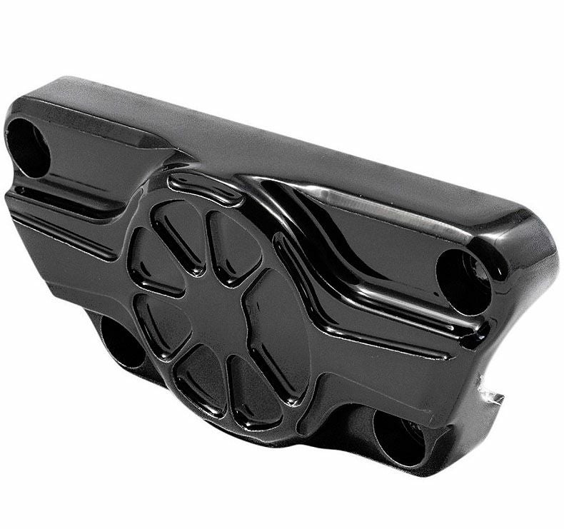 LA CHOPPERS Fusion トップクランプ　1インチ　ディケイデント　ブラックパウダーコート-02