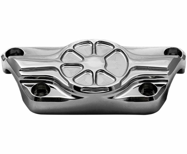 LA CHOPPERS Fusion トップクランプ　1-1/4インチ　アーティスティック　クローム-01