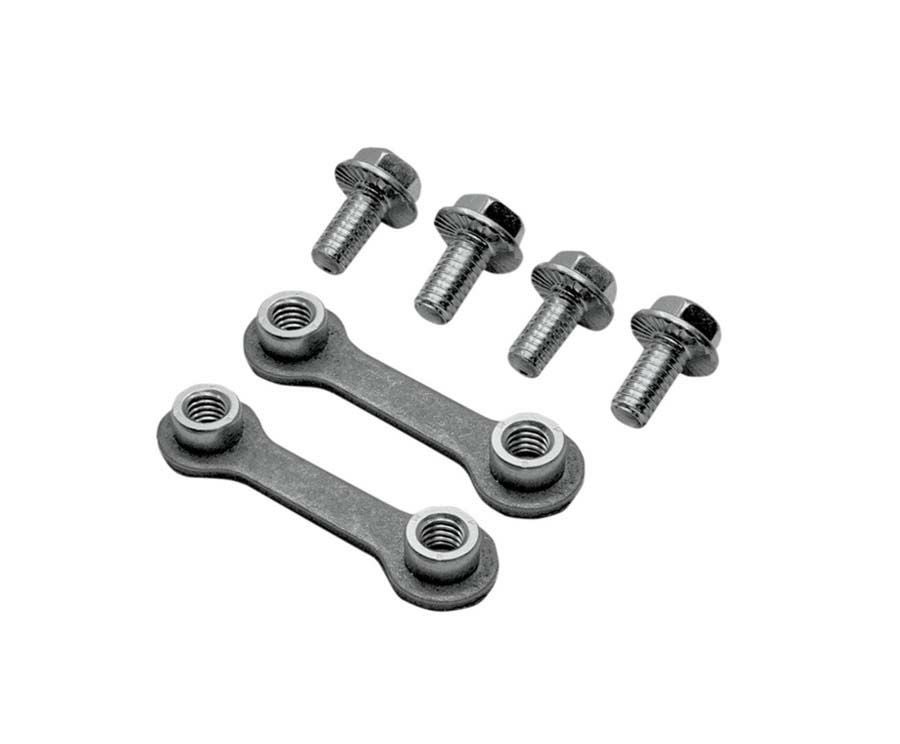 ペ*シ様 フルチタン ステンレス製 マフラー 取り付け用ネジ付き　ハーレー ドッグボーン ナットプレート バンス＆ハインズ （VANCE&HINES