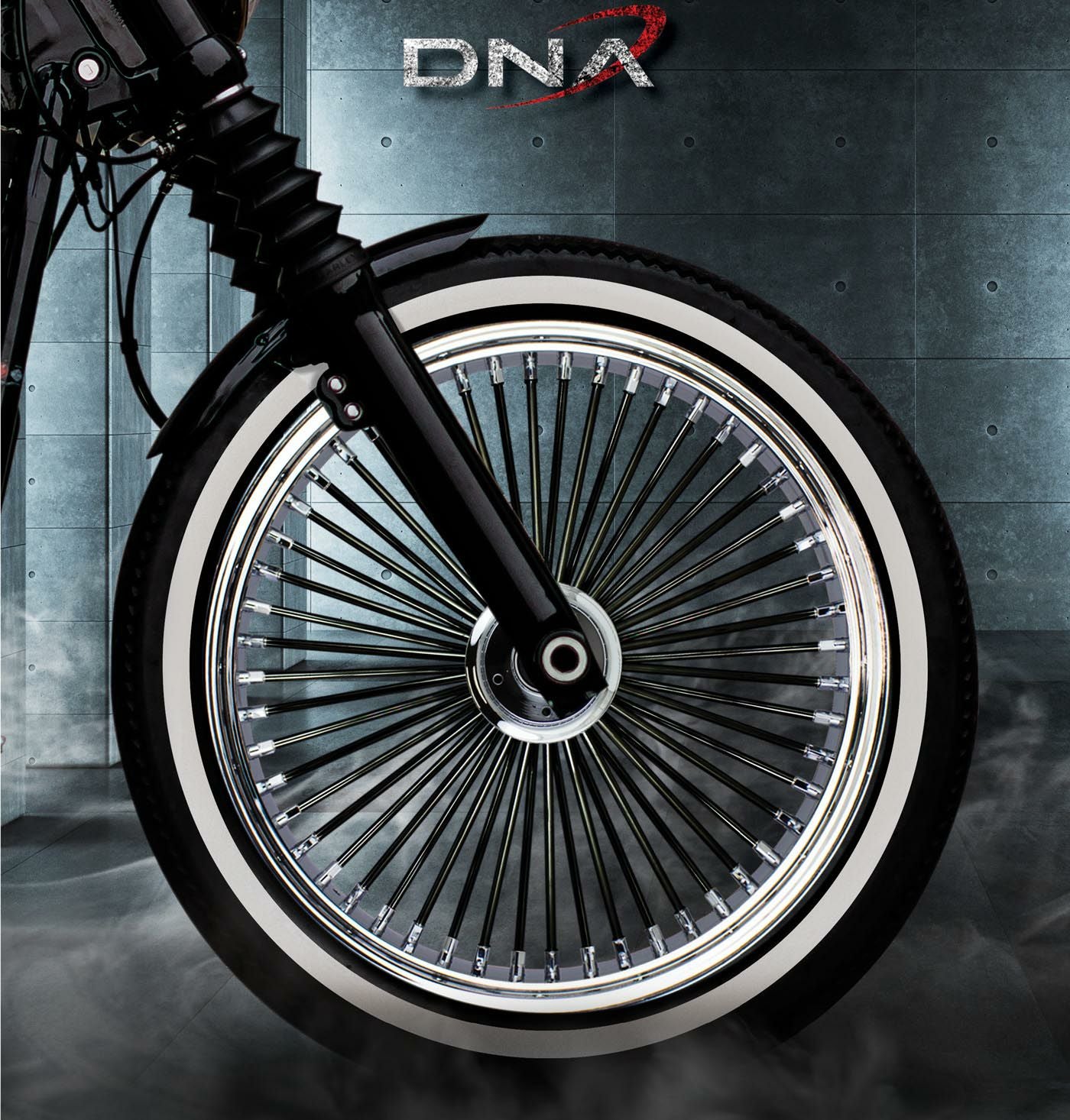 DNA Mammoth スポークホイール 21x2.15 フロント クローム |ハーレー