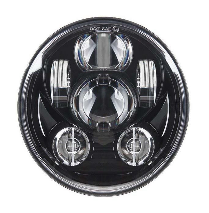 WMW プロジェクターLED 5-3/4インチ・ヘッドライト　ブラック