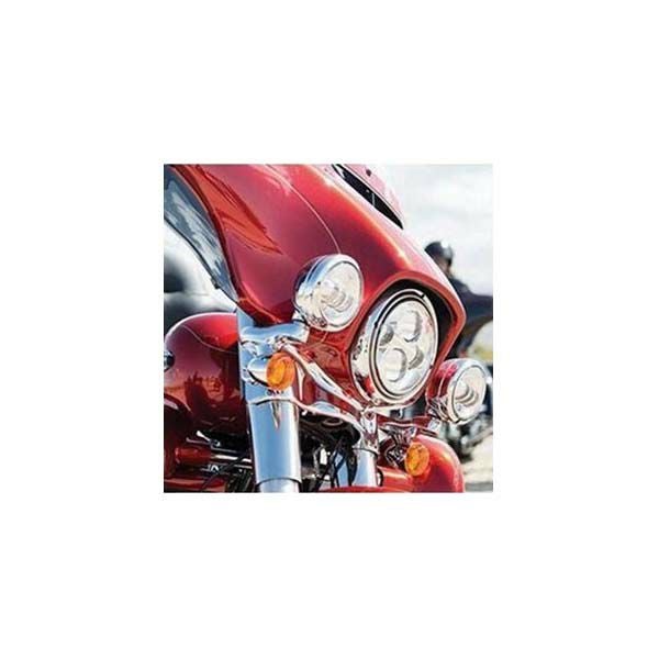 カスタム・LED補助ライト＆ブラケットキット クローム　1994～2013 ツーリング-02