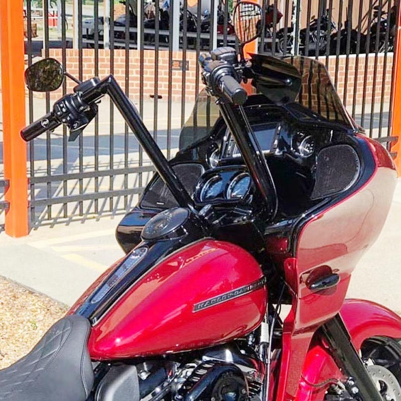 LA CHOPPERS　19インチ ツインピークス 1.25インチ　エイプ・ハンドル ブラック-06