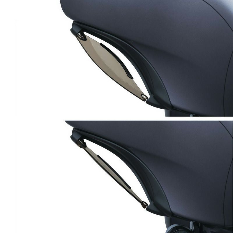 クリアキン アジャスタブル フェアリング エアーデフレクター ブラック-02