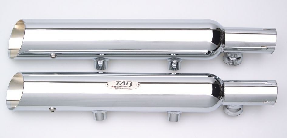 TAB Performance スリップマフラー　クローム　スラッシュアウト-03