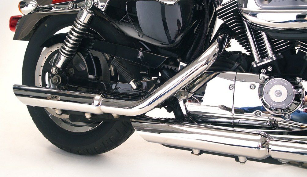 TAB Performance スリップマフラー　クローム　スラッシュダウン-03