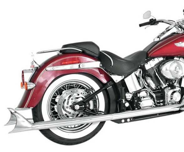 SAMSON 2.25インチ・ロングテイル・スリップオンマフラー　33インチ-01