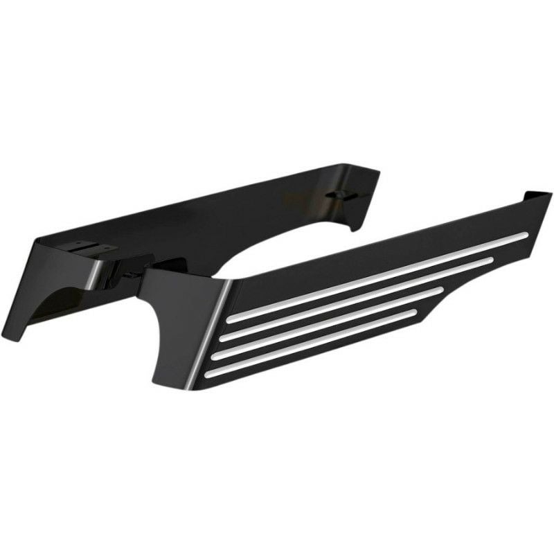 CycleSmith　ビレット3インチ サドルバッグ エクステンションキット XLカット ブラックハイライト-02