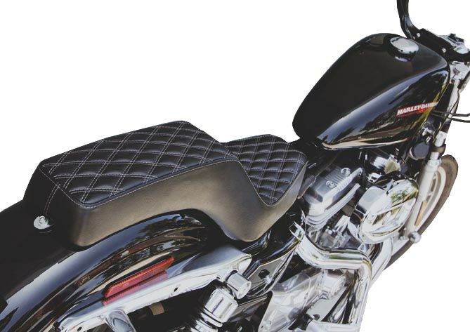 Biltwell マングースシート ブラックダイアモンド |ハーレーパーツ専門