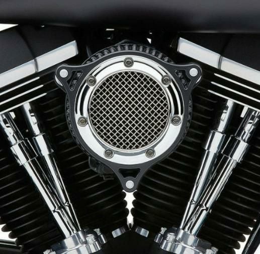 COBRA RPT エアクリーナー クローム/ブラック-02