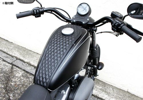 ダイアゴナルタンクカバー 3.3ガロンタンク装着車用 |ハーレーパーツ