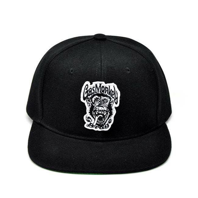GAS MONKEY キャップ - GMG SNAPBACK ブラック CAP GREEN MONKEY-01