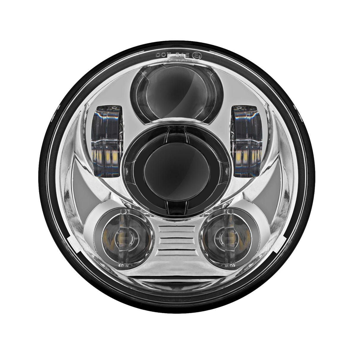 プロジェクターLED 5-3/4インチ・ヘッドライト　クローム-02