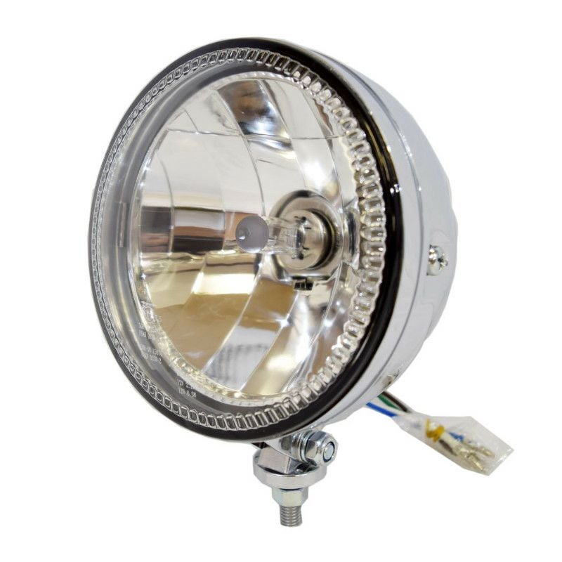 WMW プロジェクターLED 5-3/4インチ・ヘッドライト クローム |ハーレー