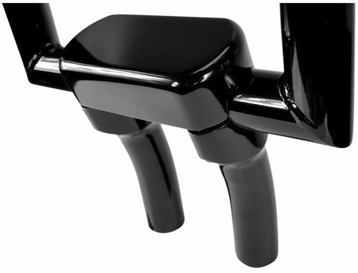 プルバック・ライザー＆クランプ ブラック |ハーレーパーツ専門店 HDパーツ