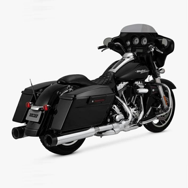 バンス＆ハインズ(VANCE) OverSized 450 DESTROYER マフラー（クローム&ブラック）-01