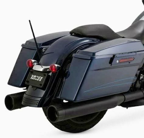 バンス＆ハインズ(VANCE) OverSized 450 RAIDER マフラー（ブラック）-04