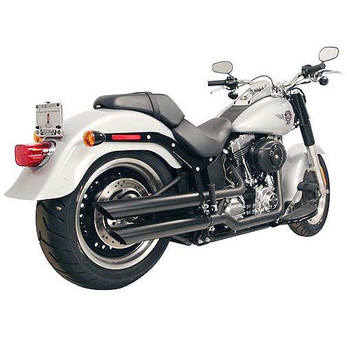 RUSH　スリップマフラー　スラッシュダウン　ブラック-01