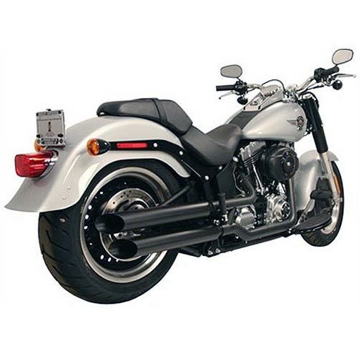 RUSH　スリップマフラー　スラッシュアウト　ブラック-01