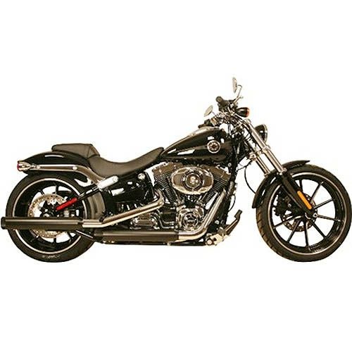 RUSH　スリップマフラー　スラッシュアウト　ブラック-01