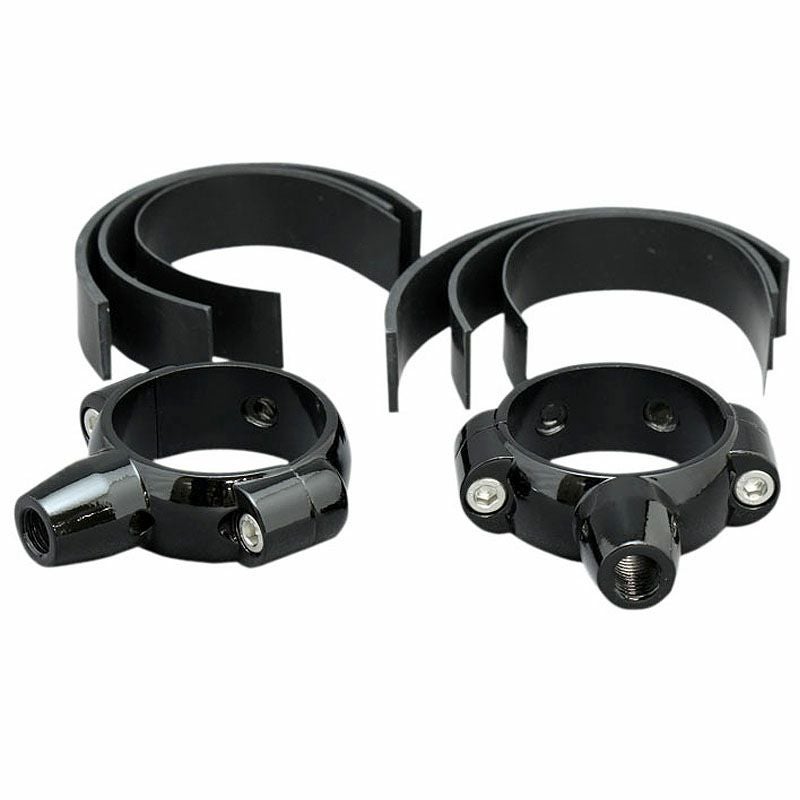 キジマ　フロントウインカー ブラケット　ブラック　37mm～41mm-02