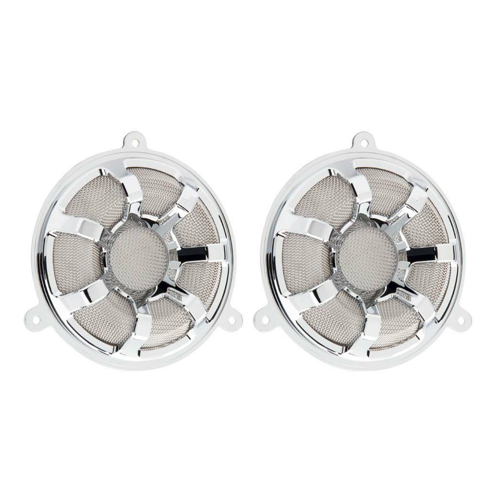 【SALE】Arlen Ness Beveled フロント スピーカーグリル クローム-01