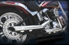 RCX 2.5インチ スーパー スリップオンマフラー クローム 2007～2017 FLSTC、FXST/C、FXSTB-01