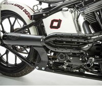 ローランドサンズ・デザイン(RSD)トラッカー 2-in-1 ハイパイプ マフラー ブラック 1986～2017ソフテイル-01