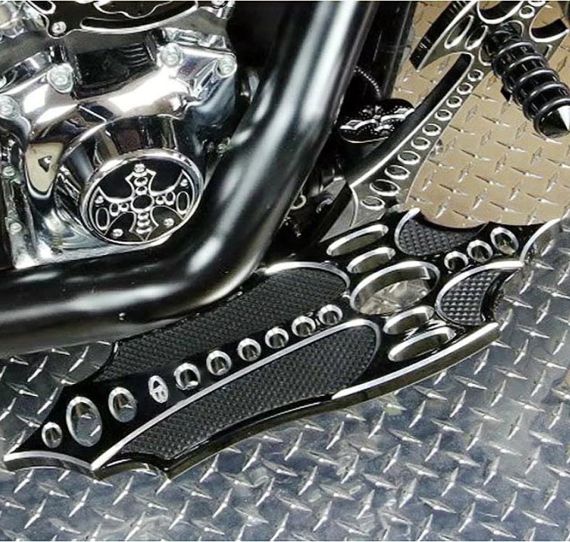 Precision Billet Bad Axe フロアボード ブラック-03