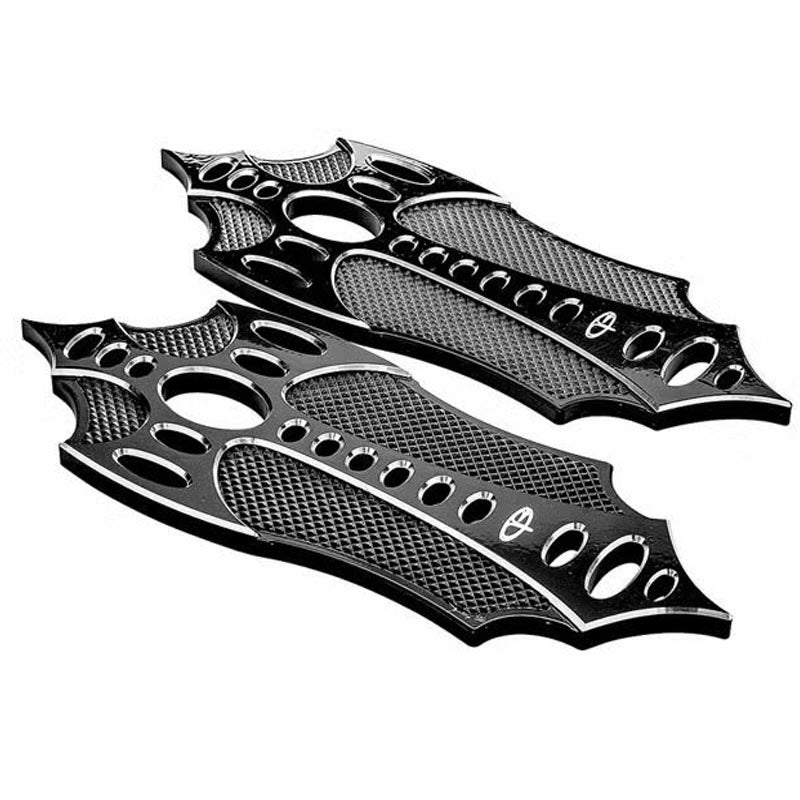 Precision Billet Bad Axe パッセンジャーフロアボード ブラック-01